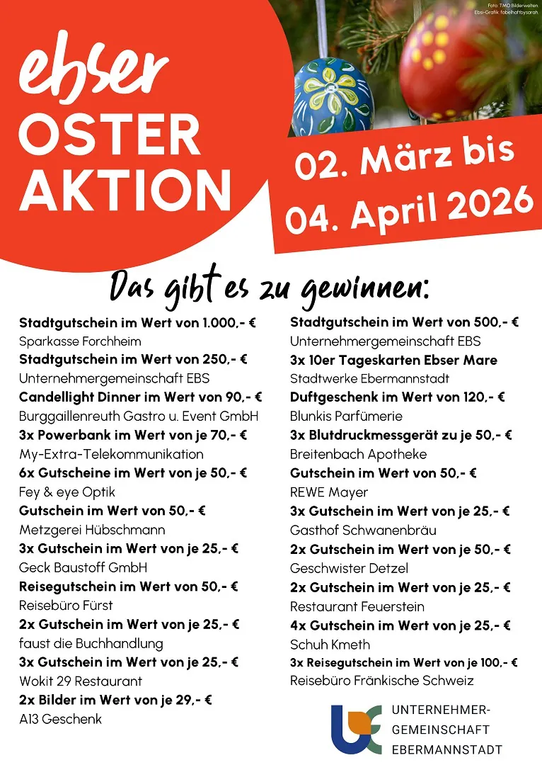 Gewinne der Osteraktion 2026